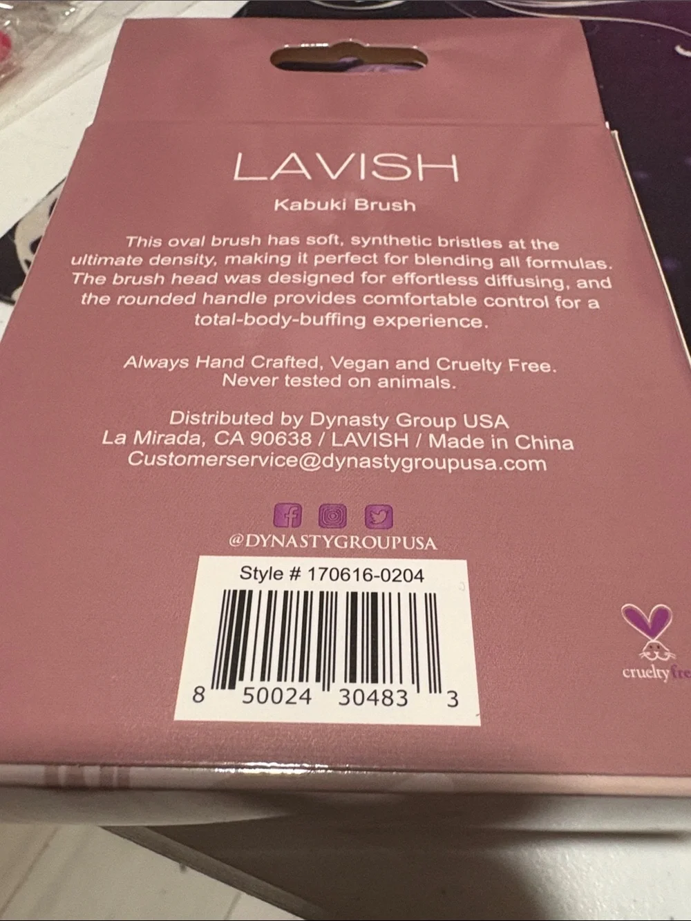 Lavish Pink Kabuki Makeup Brush